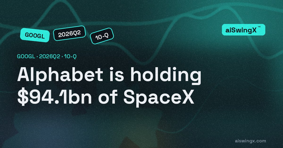 Alphabet is holding $94.1bn of SpaceX — and $14.1bn of it cannot be sold until Q3 2027