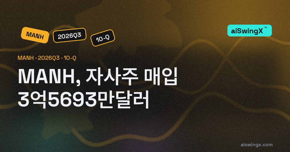 Manhattan Associates, 자사주 매입 3억5693만달러… 영업현금흐름의 146.7%